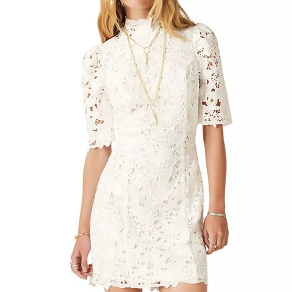 ba&sh ! Pavel Lace Mini Dress (M, US/6) - Picture 1 of 11